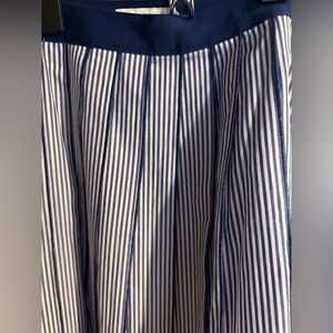 Vineyard Vines Poplin stripe pleated skirt